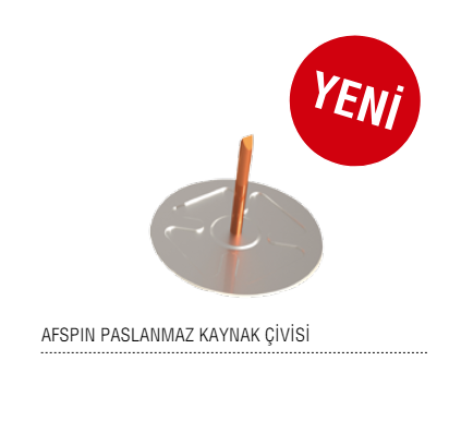 AFSPIN PASLANMAZ KAYNAK ÇİVİSİ